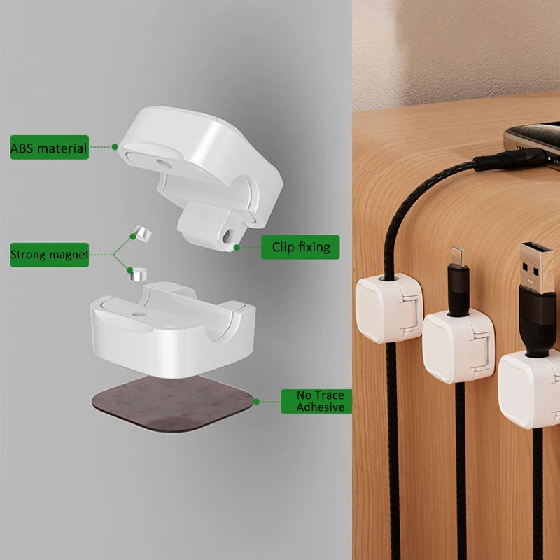 CableSnap SZN – Magnetic Under-Desk Cable Manager